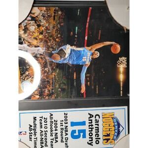 Denver Nuggets Carmelo Anthony Commemorative Plaque